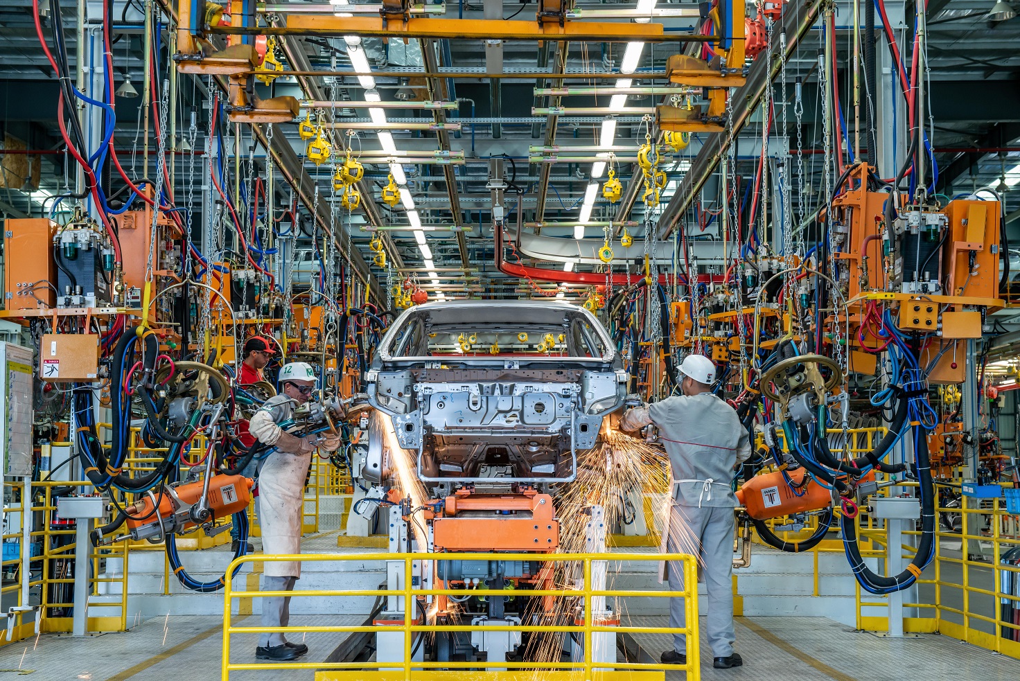 Credito CAOA Chery/Divulgacao - Fabrica da CAOA Chery em Jacarei, em Sao Paulo. -  (crédito: Credito CAOA Chery/Divulgacao - Fabrica da CAOA Chery em Jacarei, em Sao Paulo.)